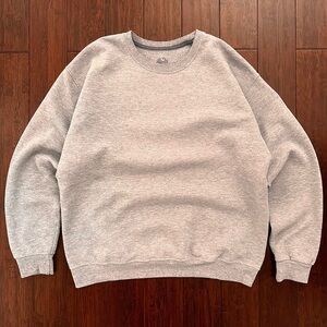 Hanes Light Gray Crewneck Sweater with Kappa Delta patch